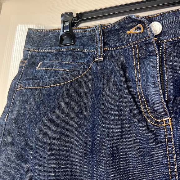 Ann Taylor Loft petites denim mini skirt - Picture 5 of 5